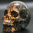 5 0  Yooperlite Carved Crystal Skull  Realistic  Crystal Healing