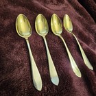 Antique Sterling Silver Spoons By Palmer Bachelder Co  Set Of 4  Goldwash Bowls