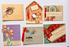 Vintage Greeting Card Lot 1930s-40s Christmas Birthday Valentine Hallmark Spouse