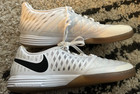 Nike Lunargato Ii Men Shoes White Gum Light Brown 580456-101 Size 9