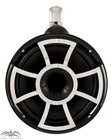 Wet Sounds Rev 10 Swivel Clamp Tower Speakers With Wet Sounds Suitz Covers Black
