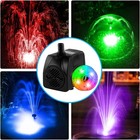 Submersible Fountain Pump Water Pump Lights Led Rgb Quiet Outdoor Pond Light Usa