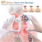Cordless Neck And Shoulder Massager With Heat  Shiatsu Neck   Back Massager For 