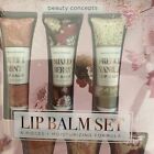 New-sealed Beauty Concepts 6 Piece Moisturizing Lip Balm Gift Pack