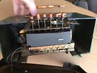 Vintage Zenith Tube Radio Broadway R512f Green Bakelite  Owl Eyes Race Track