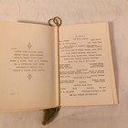 Vintage 1954 Delta Line Ss Del Mar Del Norte Costume Night Dinner Menu Tassel