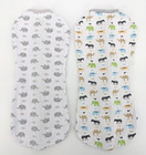 Two Swaddle Me Two Way Zip Sleep Sack Gowns Size Newborn