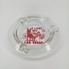 Las Vegas Souvenir Glass Ashtray Vintage 1960s Made In Usa I Lost My A  