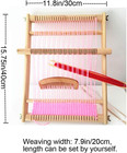 Knewmart Wooden Multi-craft Weaving Loom Large Frame To Handcraft For Kids And B