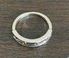 Silver Tone Fashion Ring Size 6 75