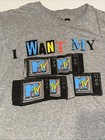 Mtv    i Want My Mtv    T   shirt Mens Size M     Soft Vintage   style Graphic Tee