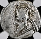 Phraates Iii Ancient Silver Parthian Kingdom 70bc-57bc Ngc Graded Drachm Greek
