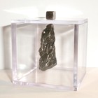 Meteorite And Display Cube 13 6 Gram Genuine Campo Del Cielo Meteorite With Coa