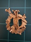 Disney Tigger Pin Brooch 3 Dimensional Gold Tone Winnie The Pooh 0839