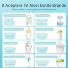 Cordless Rechargeable Portable Bottle Warmer-8 Adapters powder Container