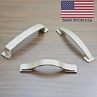 Cabinet Pulls Kitchen Dresser Satin Nickle Handle Hardware 96mm 128mm 