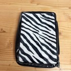 Bob Siemon Designs Zebra Print Bible Cover Large Zip Organizer Cross Pull Usa