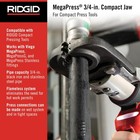 48438 3 4  Megapress Jaw For Compact Press Tools