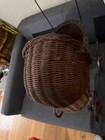     antique Victorian Baby Doll Stroller Vintage Wicker Carriage Doll Buggy    