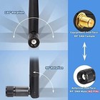 Bingfu Dual Band Wifi 2 4ghz 5ghz 5 8ghz 3dbi Mimo Rp-sma Male Antenna 4-pack