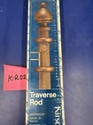 New Nos Kirsch Sherwood 1    Dia  Traverse 30-50  Drapery Rod 55133-85 Walnut