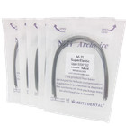 Dental Orthodontic Arch Wire Super Elastic Niti Round Rectangular Natural Form