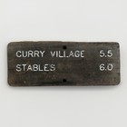 Vintage Nps -yosemite National Park Trail Wood Sign - Curry Village Stables
