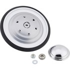 Pedal Car Wheel And Tire Combo  Silver And White  Drive Wheel