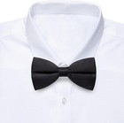 Bow Ties For Men Solid Color Bow Tie Pre-tied Adjustable