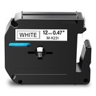3pk 12mm Label Tape For Brother P-touch M231 M-k231 Mk231 Black On White 1 2 