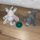 Lot Of 2 Avent Soothie Pacifier Holders Snuggler Soother Plush Elephant   Seal