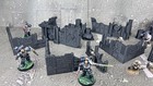Scenery   Terrain  10 Pcs Scatter Ruins  Walls  Barrels Great For Warhammer 40k