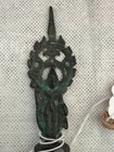 Antique 19 Century Burmese Bronze Deity Atop Altar Ex Artemis Gallery