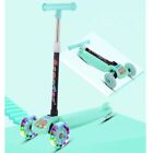 3 Wheels Adjustable Led Kick Scooter Deluxe Height T-bar Glider Toddler Kid Gift