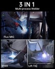 140a 3 In 1 Mig Welder 110v 220v Stick Lift Tig Mig Gasless Welding Machine Us