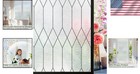 Stained Glass Window Privacy Film Frosted Static Cling Uv Block 17 5x78 8