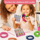336 Pieces Loom Potholder Loops 14 Colors Weaving Loom Kit For Potholders Wea   