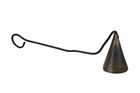 Antique Early American Tin Wrought Iron Farmhouse Candle Snuffer Bell 10 