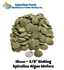 18mm-3 4  Large Spirulina  Algae   Veggie Sinking Wafers  All Tropical Fish