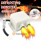 Car Heater 12v Portable Electric Dc Heating Fan Defogger Defroster Demister 600w
