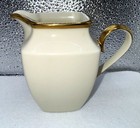 Lenox Eternal Dimension Collection Square Creamer Gold Trim Made In Usa New