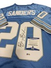 1994 Barry Sanders Jersey Detroit Lions Team Hand Signed Autographed Bas Coa