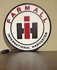 Lighted Ih Farmall Sign