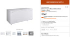 Hamilton Beach 17 4cu Ft Two Door Chest Freezer