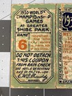 1930 World Series Ticket Stub Baseball Philly A s Vs Cardinals Shibe Park Game 6
