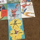 1949- 1959 Los Angeles Rams Programs Set Of 7