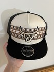 Lost Calf 3d Logo Black Tan Aztec - Hats Cap - Luka Flat