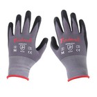 Safety Work Gloves Microfoam Nitrile Coated Foam Gloves M-size 12 Set
