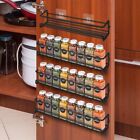 4 Packs Kitchen Spice Rack Organizer Storage Shelf Cabinet Jar Holder Wall Mount