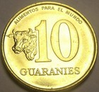 Paraguay 1996 F a o  10 Guaranies Gem Unc cow last Year Ever free Shipping